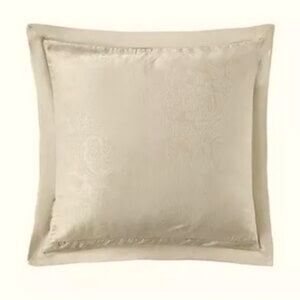 Waterford Neutral Champagne Square Decorative Pillow